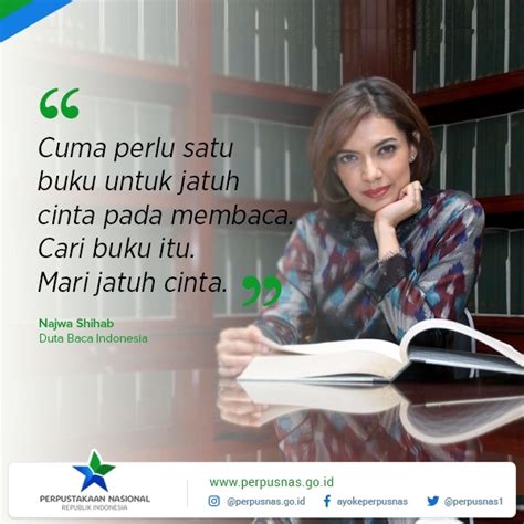 Duta Baca Indonesia Najwa Shihab Berikan Tips Gemar Membaca Buku Inprasa