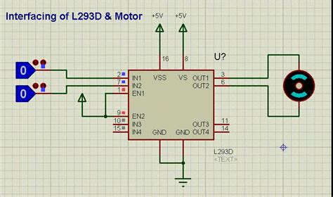 L293d And Motor