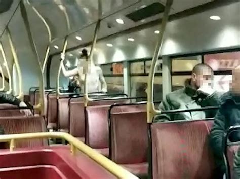 Randy Couple Strip Naked And Have Sex On Bus Just Seats From Other