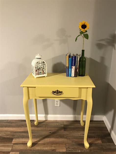 Yellow End Table Side Tables Office Yellow House Furniture Home