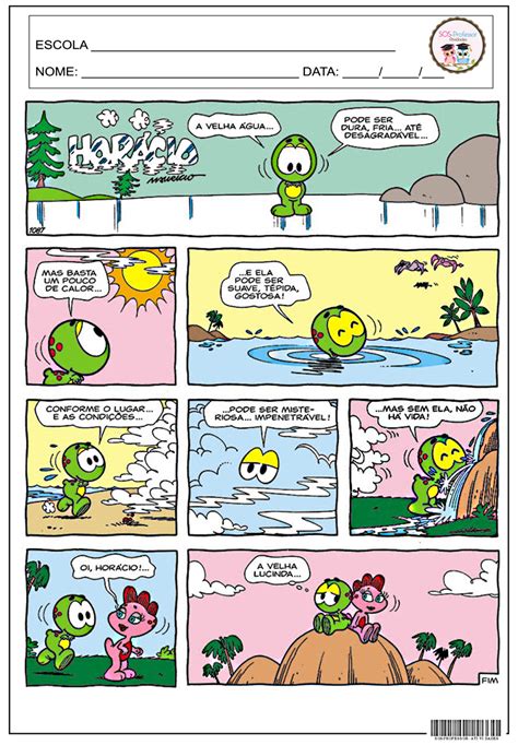 História Em Quadrinho Sobre O Meio Ambiente