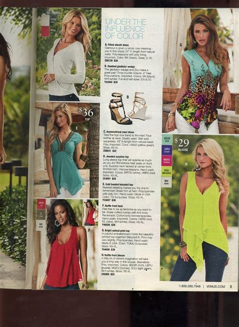 Venus Catalog Introducing 2015 Spring Fashion 150 New And Unique Items