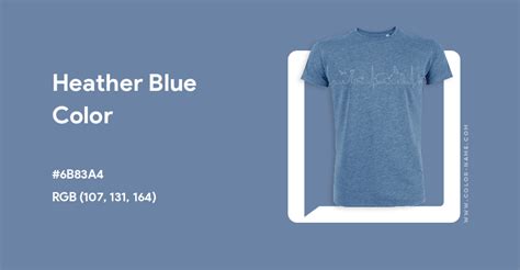 Heather Blue Color Hex Code Is 6b83a4