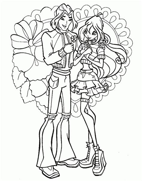 Colorful drawings winx club cartoon drawings fairy tattoo drawings disney coloring pages coloring pages color art drawings sketches simple. Winx Club Coloring Pages Bloom - Coloring Home