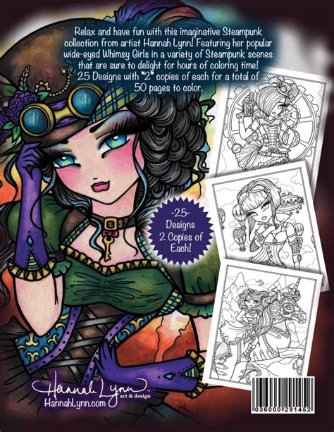 Artist Edition Steampunk Darlings Coloring Book Autographed Wire Bound