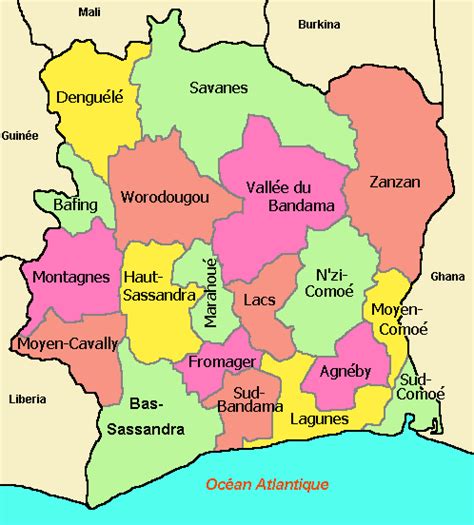 Carte de Côte d Ivoire Voyages Cartes 4332 Hot Sex Picture