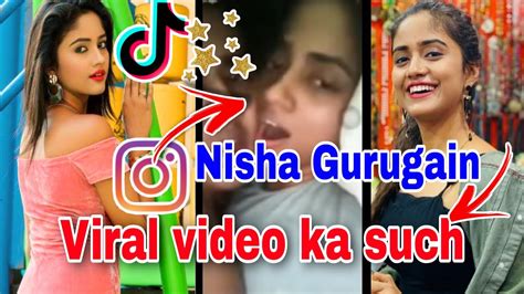 tik tok nisha gurugain viral video reality youtube