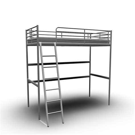 TromsÖ Loft Bed Frame Design And Decorate Your Room In 3d