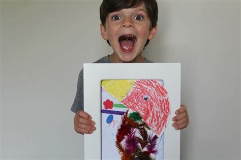 How To Display Your Kids Artwork The Crafts Blog