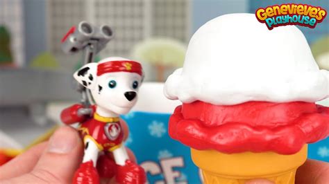 Learn Colors With Paw Patrol Ice Cream Scoops