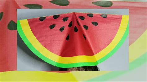 How To Make A Simple Watermelon Headdress Youtube