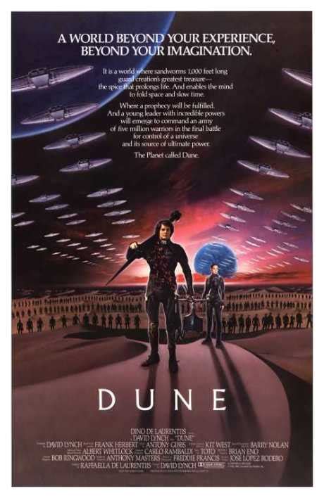 The Geeky Guide To Nearly Everything Movies Dune 1984