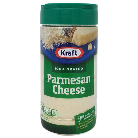 Kraft Grated Parmesan Cheese 8oz Healthy Heart Market