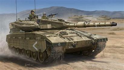 Merkava Tank Israeli Wallpapers Military Tanks Battle