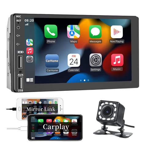 Buy Double Din Car Stereo With Apple Carplay Inch Touch Screen Radio