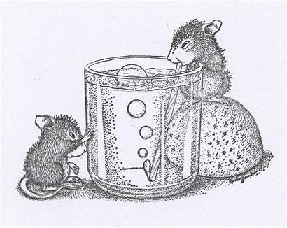 Coloring Mouse Pages Stamp Rubber Stamps Lemonade