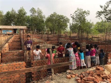 Myanmar The Word Mission New Building Under Construction For