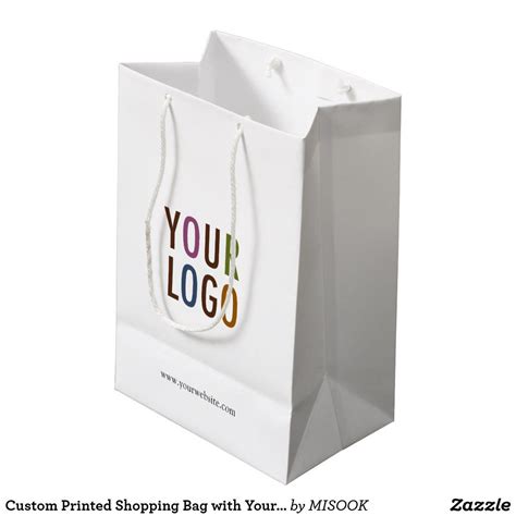 Custom Printed Shopping Bag With Your Company Logo In 2020