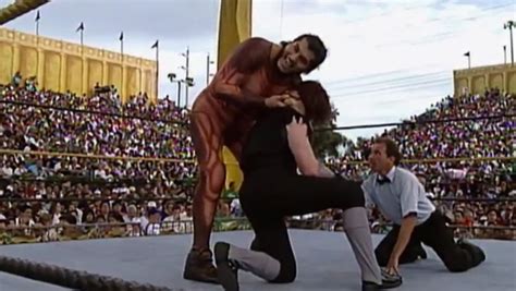 The Undertaker Faces The Towering Giant Gonzalez At Wrestlemania Ix Wwe