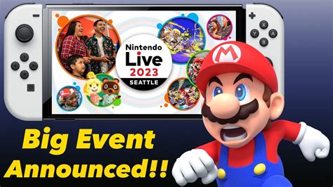 Nintendo Announces Nintendo Live For September 2023 Youtube
