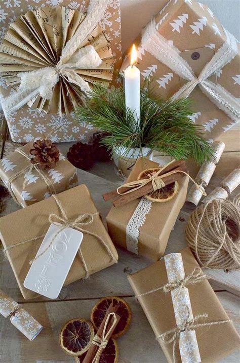 Diy Christmas T Wrapping Ideas With Natural Materials