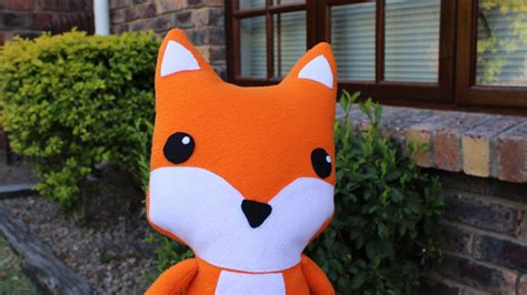 Fox Plush · How To Make A Fox Plushie · Sewing On Cut Out Keep · How