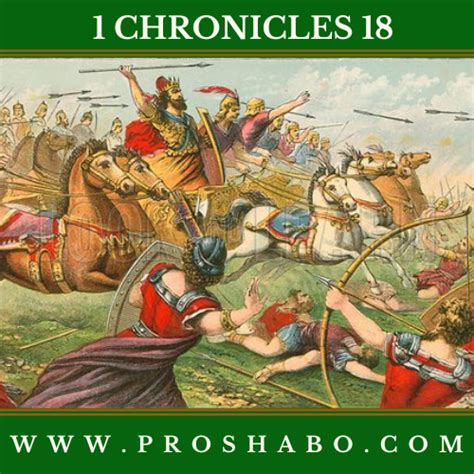 Verse By Verse Explanation Of 1 Chronicles 18 Proshabo