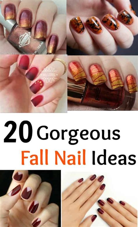 20 Gorgeous Fall Nail Ideas The Frugal Ginger
