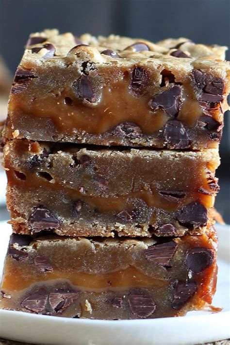 Salted Caramel Cookie Bars Handle The Heat
