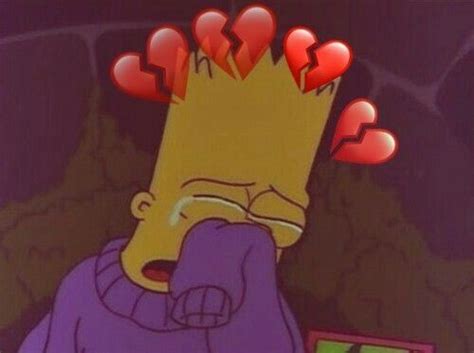 1080x1080 Sad Heart Bart Fun Fact Youre Your Crushs Crush On We Heart It Submitted 4