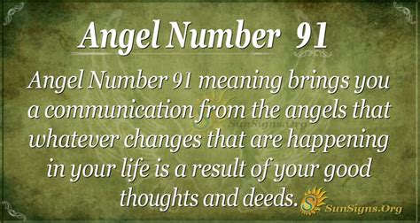 Angel Number 91 Meaning - A Sign Of Great Things - SunSigns.Org