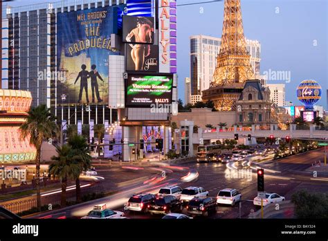 Las Vegas Boulevard The Strip Ballys Planet Hollywood And Paris