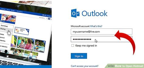 How To Open Hotmail 3 Steps With Pictures Wikihow