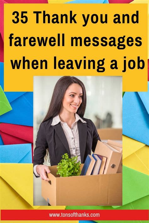 35 Farewell Thank You Messages For Coworkers When Leaving A Job