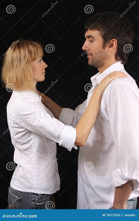 Couple Comforting Each Other Stock Image Image Of Problem Couple