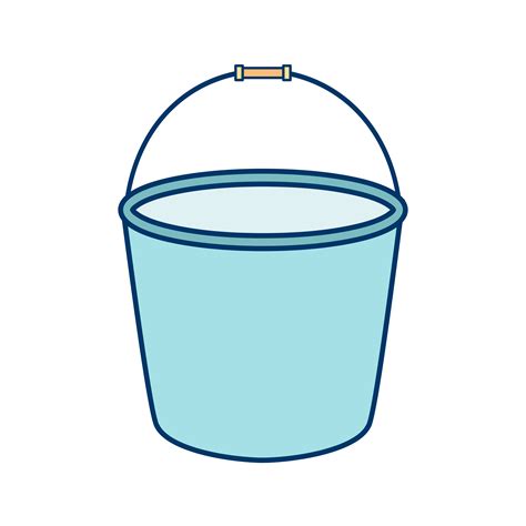 Bucket Outline Vector Art Icons And Graphics For Free Download