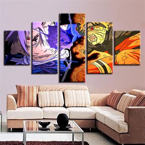 Canvas Prints Poster Home Decor 5 Pieces Animation Paintings Living