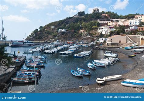 Harbour In Ustica Island Sicily Stock Photo Image Of Maria Seaside