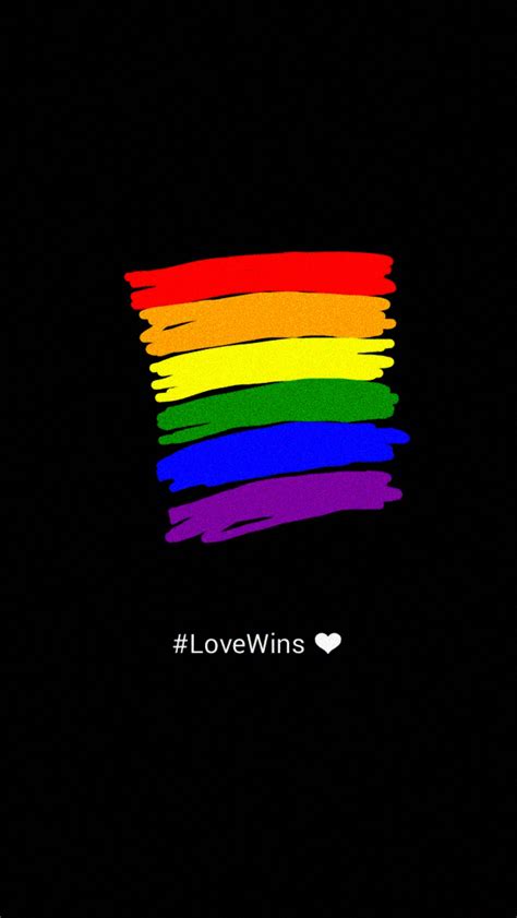 A Black Background With The Words Love Wins