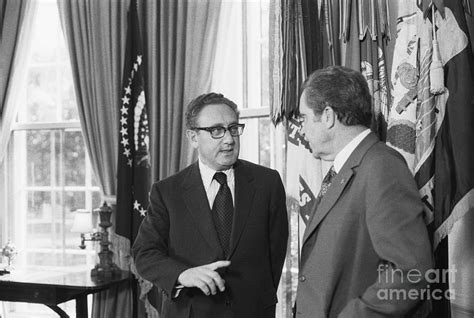 President Nixon And Henry A Kissinger Photograph By Bettmann Fine Art America