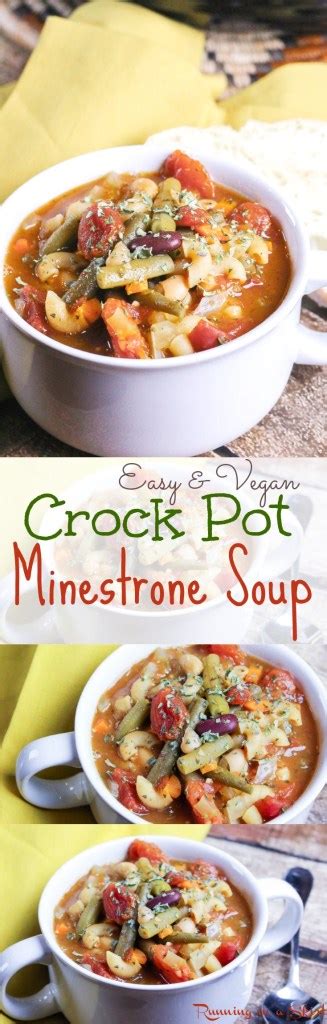 Vegetarian Minestrone Soup Recipe Crock Pot
