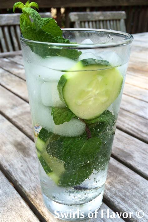 Cucumber Mint Vodka Refresher Swirls Of Flavor