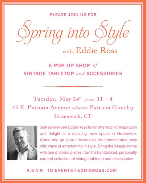 Youre Invited Spring Into Style