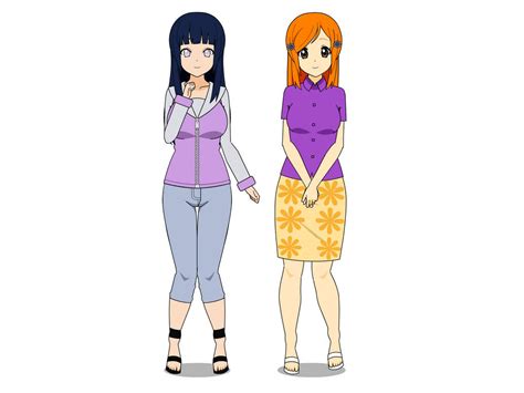 Hinata And Orihime By Luisthesonicfan2016 On Deviantart