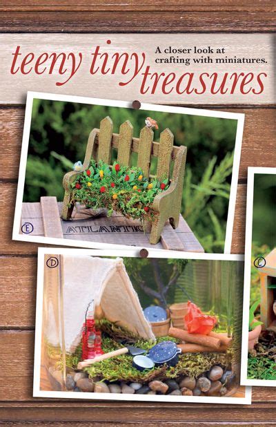 Of course, no fairy garden is complete without fairies! Hobby Lobby Project - Teeny Tiny Treasures - Miniatures Decor | Fairy garden designs, Fairy ...