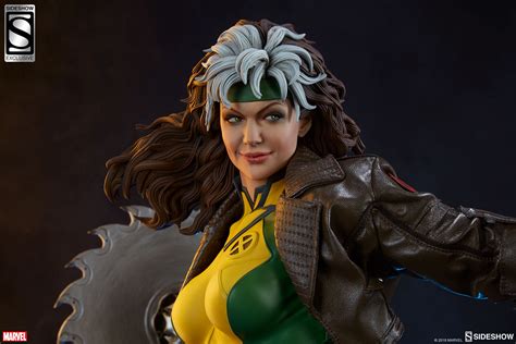 See photos, small storage damage on back of card; Sideshow X-Men Rogue Maquette Details - The Toyark - News
