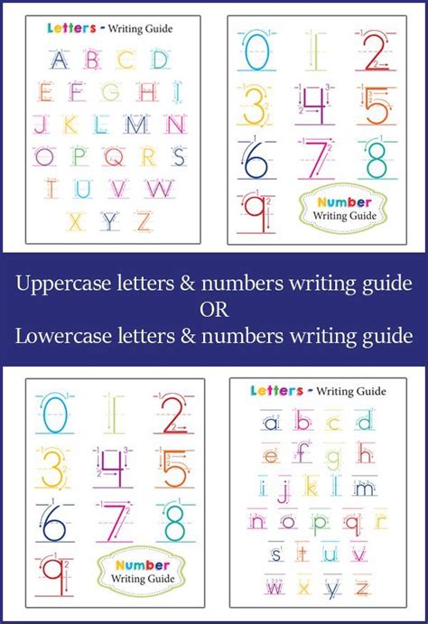 Free Letter And Number Guide For Preschoolers Preschool Writing