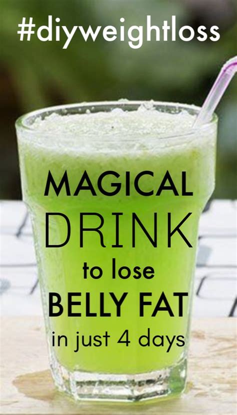 Magical Drink To Lose Belly Fat In Just 4 Days All Delicious Recipe