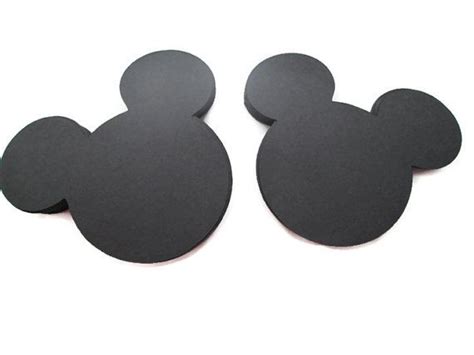 Set Of 50 Mickey Ear Cutouts Diy Mickey Mouse We Have Ears Mickey