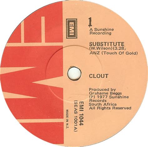 Clout Substitute 1978 Vinyl Discogs